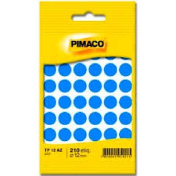 Etiqueta Tp-12 Azul Manual - Pimaco
