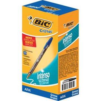 Caneta esferografica Cristal Bold Azul - Bic - Valor por Unidade