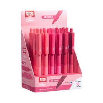 Caneta Gel Tris Holic All Rose 0,5 DP - Valor por Unidade