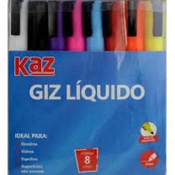 Giz Liquido cor Azul Ponta 3mm Redondo Kaz - Valor da Unidade