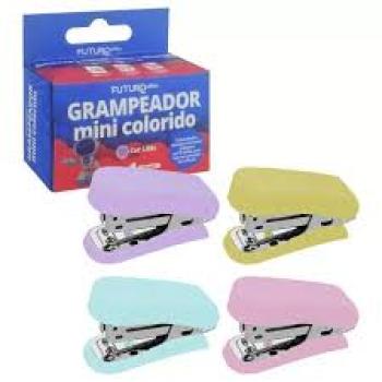 Grampeador Mini para 12 Folhas 7cm + 400 Grampos 26/6 - Kaz