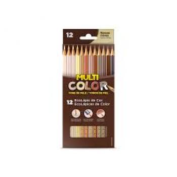 Lapis de Cor Multicolor Etnias com 12 unidades - Faber Castel