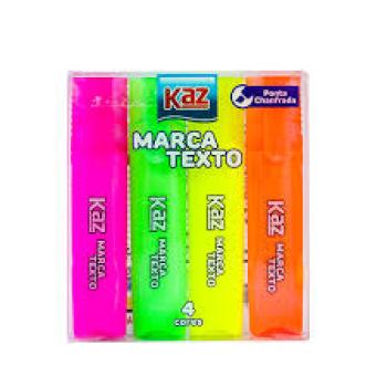 Marca Texto 4 Cores Flex KZ3027N - Kaz