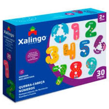 Quebra Cebeça de Numeros Xalingo com 30 peças