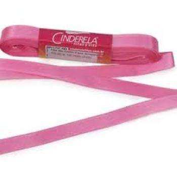 Fita de Cetim Tecida 10mx07mm Rosa- Cinderela*