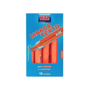 Marca Texto Laranja Ponta Chanfrada KZ3016LJ Valor por Unidade
