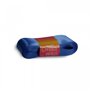 Fita de Cetim Tecida 10mx 38mm Royal- Cinderela