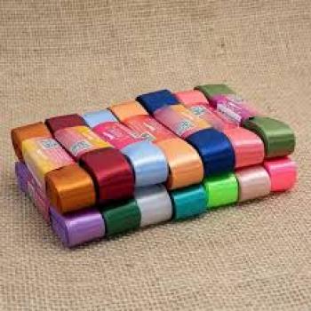 Fita de Cetim Tecida 22 mm x 10 m Damasco - Cinderela Valor por Unidade