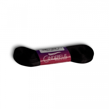 Fita de Cetim Tecida 10mx07mm  Preto Cinderela*