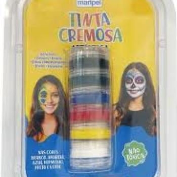 Tinta Cremosa Pintura Facial 6 Cores - Maripel