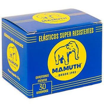 Elástico Latex Com 30 Unid. - Mamuth Amarelo