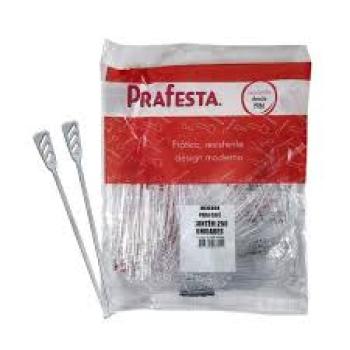 Palheta Descartavel Mexedoer Cafe Cristal  Plástica PCT.C/250 8755 - Prafesta