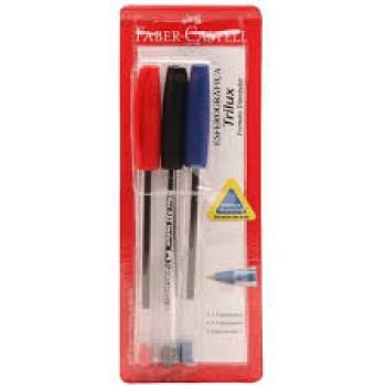 Caneta Esferográfica Faber Castel - kit 3 canetas