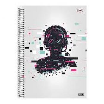 Caderno Universitário CD 1X1 80Fls Bom D+