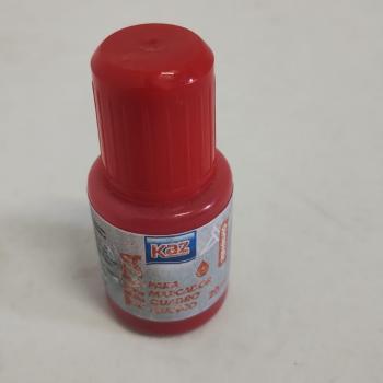 Tinta para Marcador de Quadro Branco Vermelha 20Ml - Kaz*