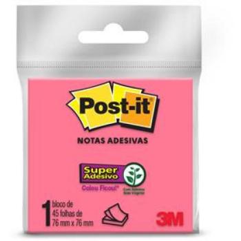 Post-It 76X76 Rosa 45FLS - 3M