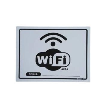 Placa de Sinalização Wi fi - Pacific Flowers