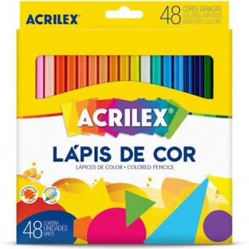 Lápis de Cor C/48 Cores Acrilex*
