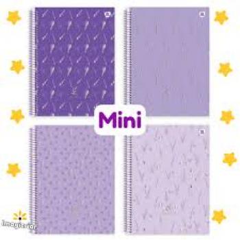 Mini Caderno de Anotações CD Espiral 80f Lavander - 100mmx148mm - Animativa - Valor por Unidade