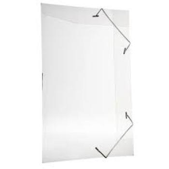 Pasta Aba Elástico Transparente Tamanho Oficio 235x335mm Plascony