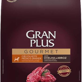GRAN PLUS CÃO FILHOTE MÉDIO E GRANDE OVELHA E ARROZ 3KG
