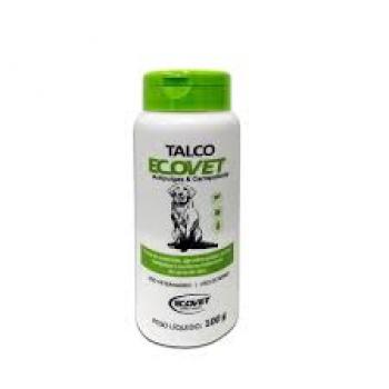 TALCO ECOVET ANTIPULGAS E CARRAPATICIDA 100G