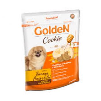 GOLDEN COOKIE CÃES ADULTOS PORTE PEQUENO BANANA AVEIA E MEL 350G