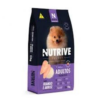NUTRIVE CÃES SELECT CÃES ADULTOS PEQUENO PORTE FRANGO E ARROZ 15KG