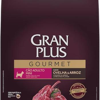 GRAN PLUS CÃO ADULTO MINI OVELHA E ARROZ 3KG