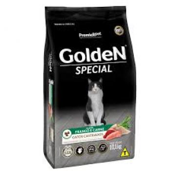 GOLDEN SPECIAL GATOS CASTRADOS FRANGO E CARNE 10,1KG