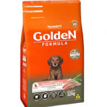 GOLDEN FORMULA CÃES FILHOTE PORTE PEQUENO FRANGO E ARROZ 10,1KG