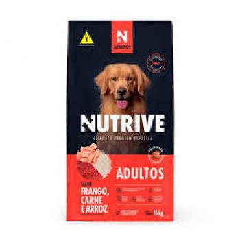 NUTRIVE CÃES ADULTOS FRANGO CARNE E ARROZ 15KG
