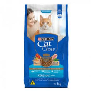 PURINA CAT CHOW GATOS ADULTOS PEIXE 1KG
