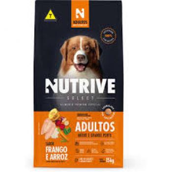 NUTRIVE CÃES ADULTOS FRANGO E ARROZ 15KG