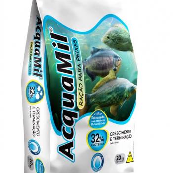 ACQUAMIL CRESCIMENTO E TERMINAÇÃO 32% 25KG
