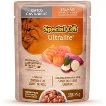 SPECIAL CAT SACHÊ GATOS CASTRADOS SALMÃO 85G