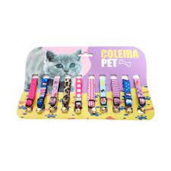 COLEIRA GATO ELASTICA GUIZO