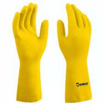 LUVA LATEX XG AMARELA AD C/FORRO VONDER
