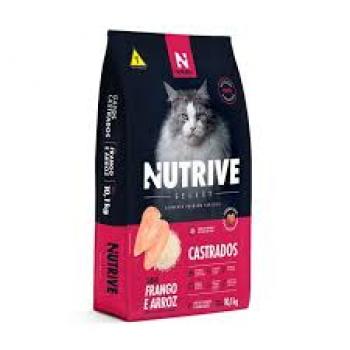 NUTRIVE GATOS SELECT CASTRADOS FRANGO E ARROZ 10KG