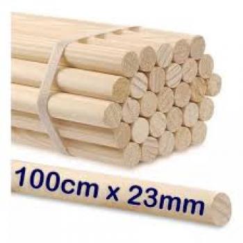 REPOSIÇÃO POLEIRO MADEIRA Ø2,3X100CM