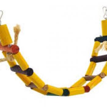 PONTE PENSIL MADEIRA COLOR Ø17X80X500MM