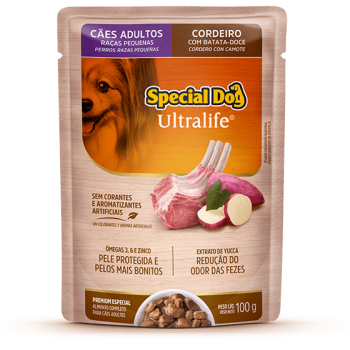 SPECIAL DOG SACHÊ CÃES ADULTOS RAÇAS PEQUENAS CORDEIRO 100G