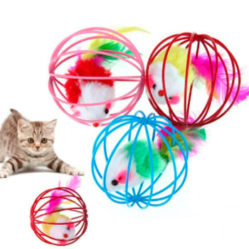 BRINQUEDO RATO COM BOLA