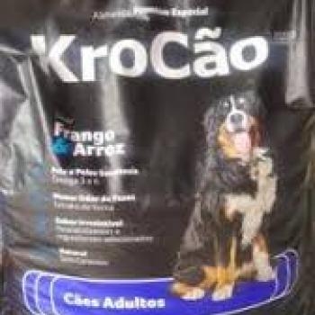 KROCÃO CÃES ADULTOS FRANGO E ARROZ 15KG