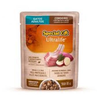 SPECIAL CAT SACHÊ GATOS ADULTOS CORDEIRO 85G