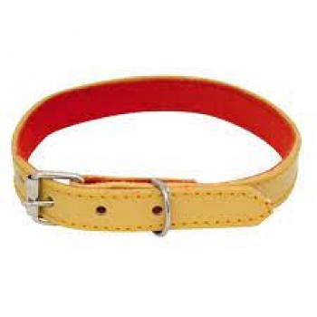 COLEIRA DE COURO FORRADA N5