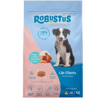 ROBUSTUS CÃES FILHOTES FRANGO CENOURA BETERRABA E ARROZ 10KG