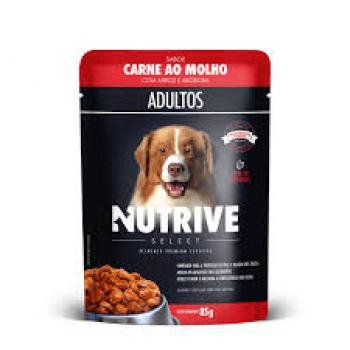 NUTRIVE CAES SACHE ADULTO CARNE 85G