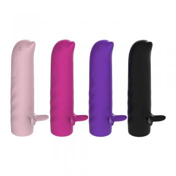 VIBRADOR GOLFINHO RECARREGÁVEL PARA PONTO G COM 10 MODOS DE VIBRAÇÃO