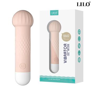 MINI VIBRADOR RECARREGÁVEL COM 10 MODOS DE VIBRAÇÃO LILO